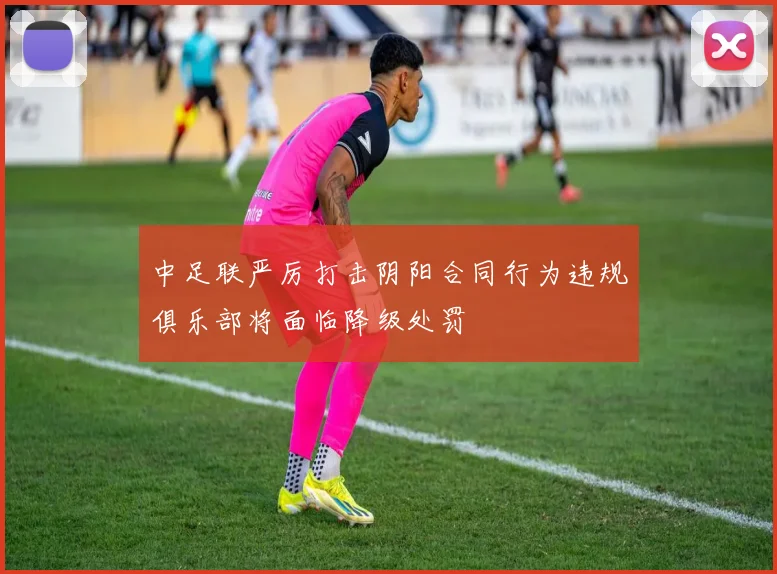中足联严厉打击阴阳合同行为违规俱乐部将面临降级处罚